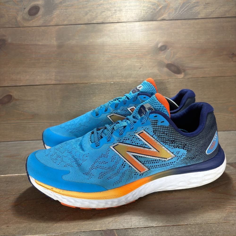 New Balance Fresh Foam 680v7 Mens size 12 4E shoes Blue Mesh Running sneakers